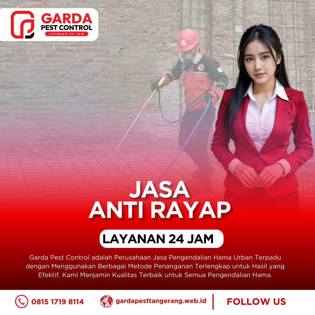 Garansi Jasa Anti Rayap Tangerang: Perlindungan Properti Jangka Panjang yang Teruji