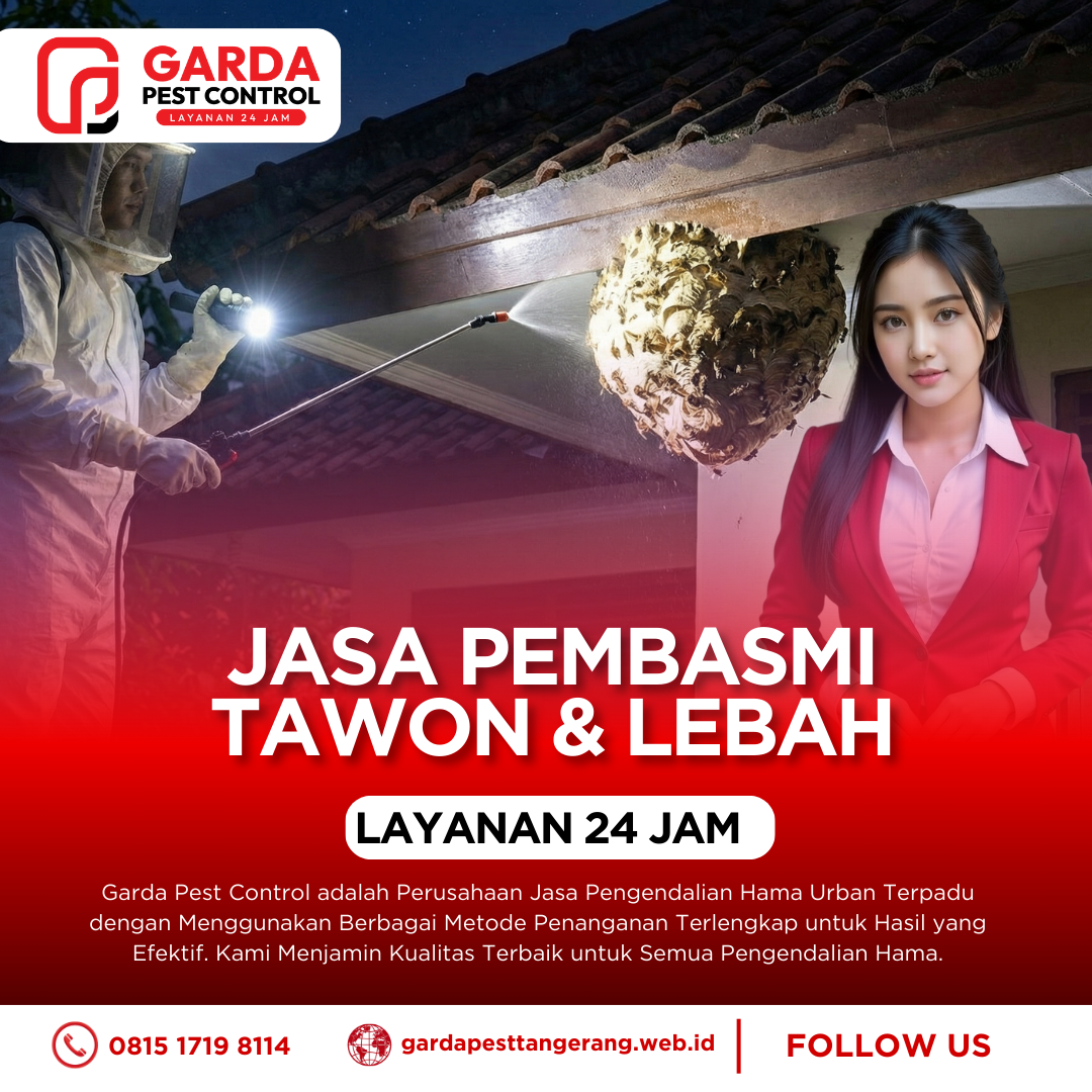 Biaya Jasa Anti Rayap Tangerang Termurah - Cek Harga Sekarang! 7 Jasa Pembasmi Tawon & Lebah di Tangerang Selatan