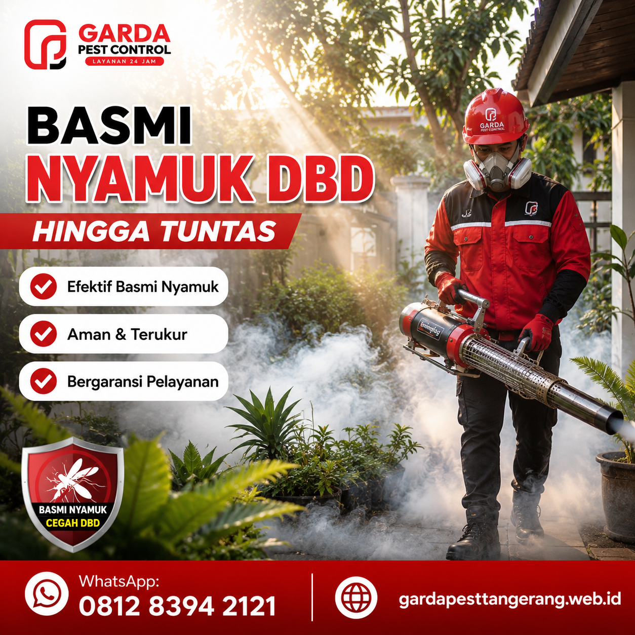 Jasa Fogging Nyamuk Tangerang: Basmi Tuntas Sarang Nyamuk DBD di Rumah