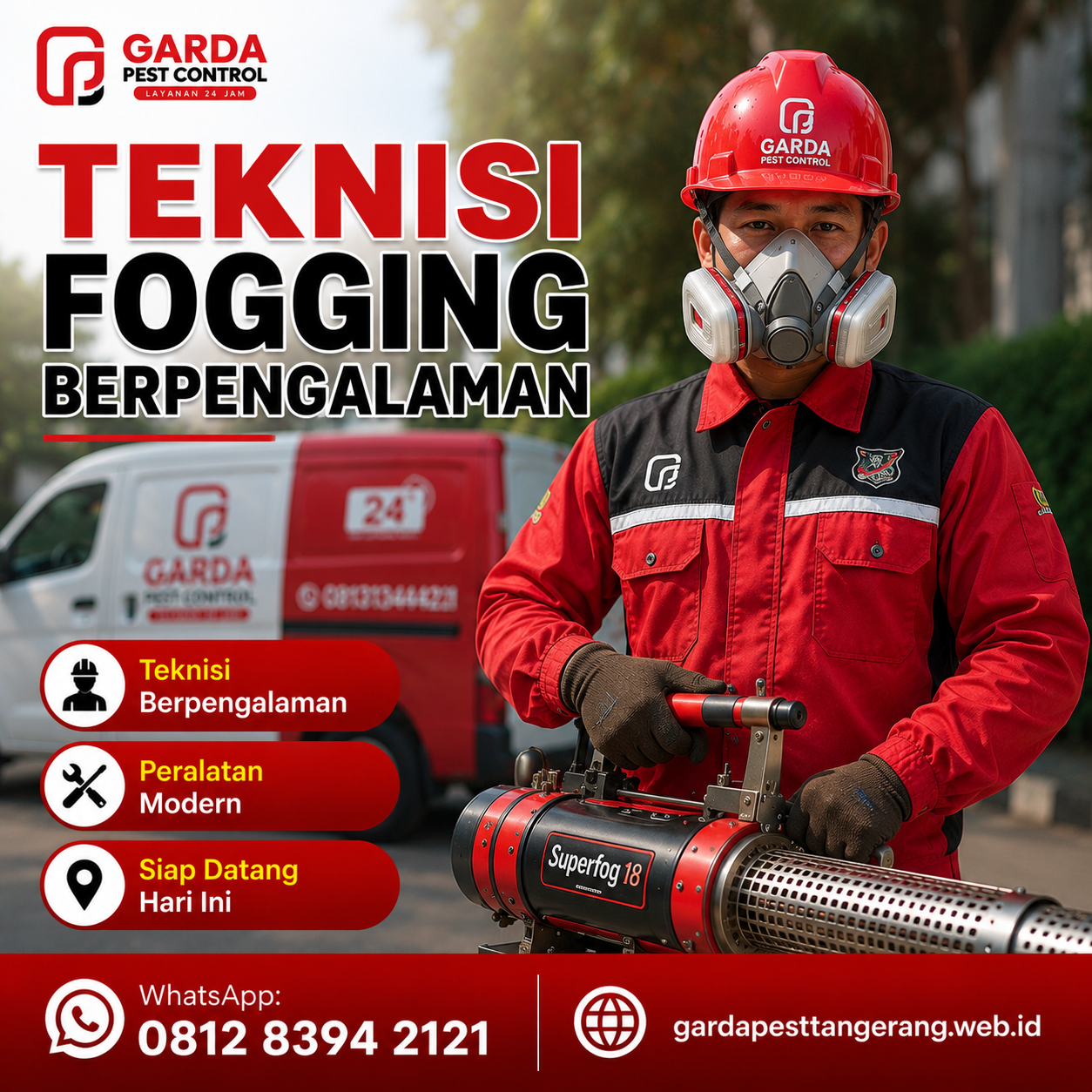 Jasa Fogging Nyamuk Panggilan 24 Jam Tangerang: Solusi Cepat Bebas DBD