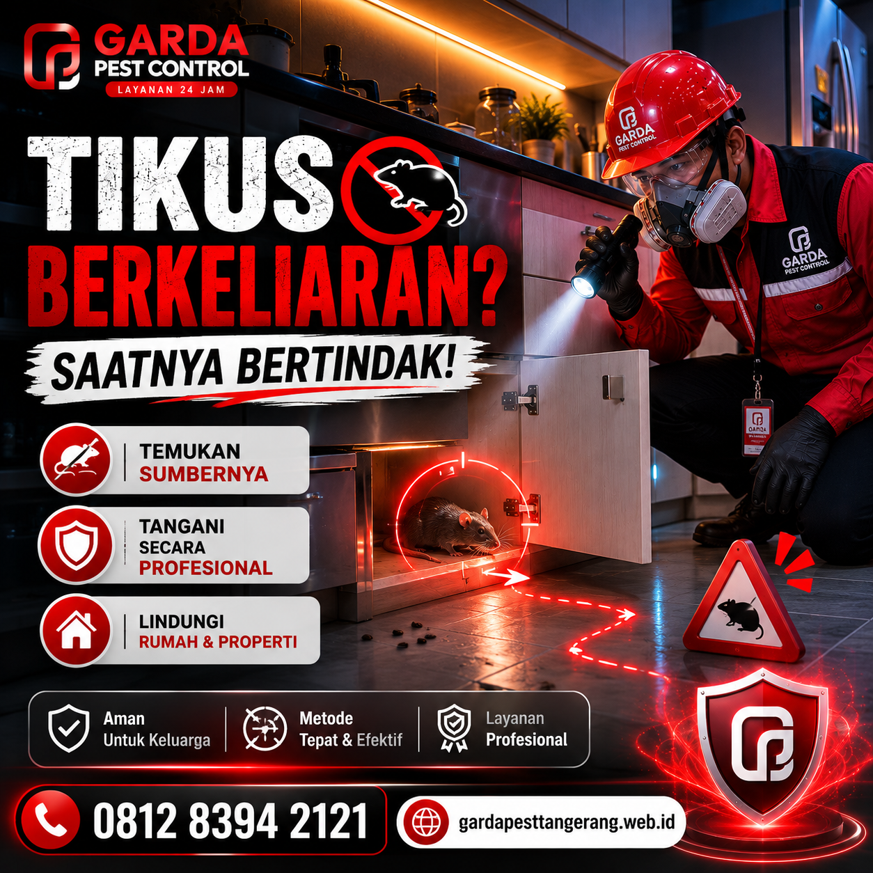Layanan Pengendalian Hama Tikus untuk Gudang dan Pabrik Tangerang