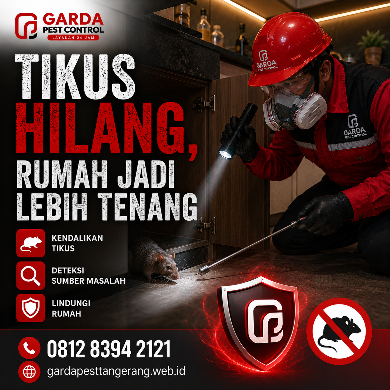 Jasa Pembasmi Tikus Panggilan 24 Jam Tangerang 